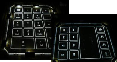 Keypad Light Guide Examples